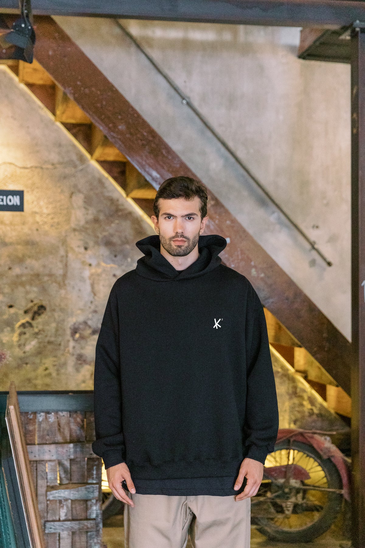 K3 Hoodie Black