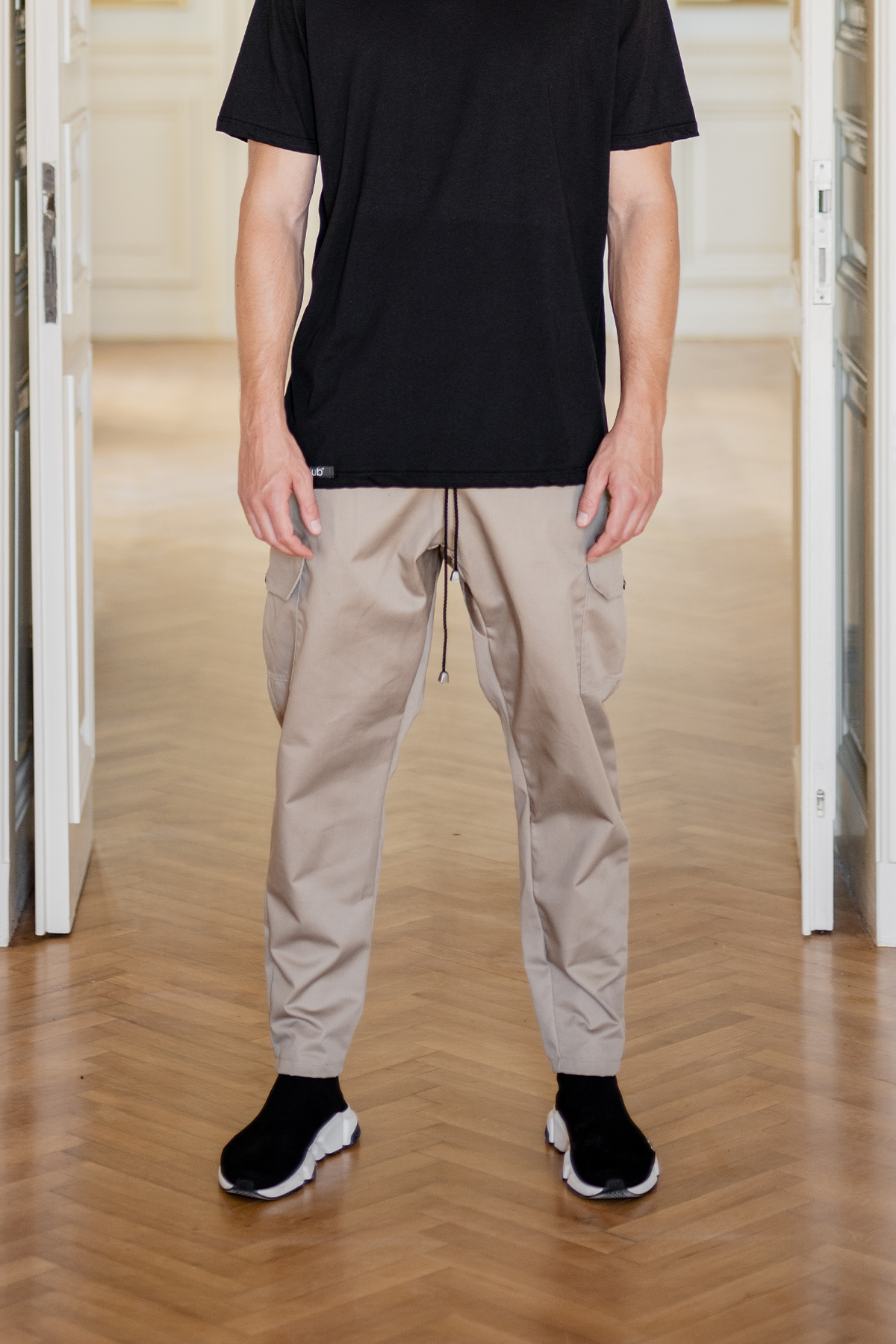 Chino Beige Cargo-3