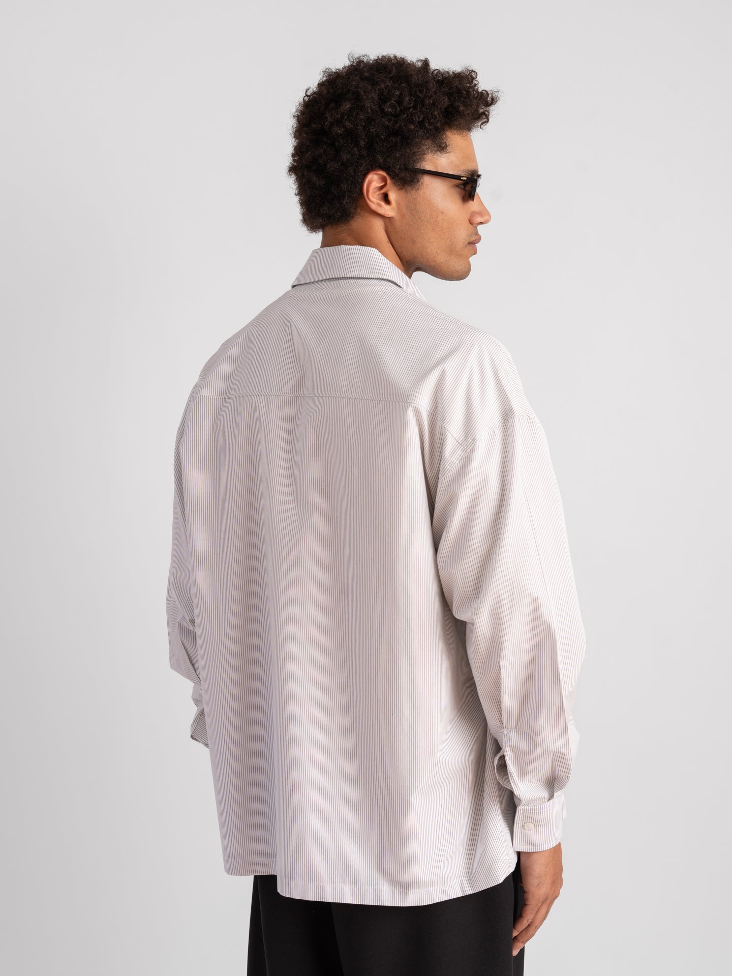 Boxy Pinstripe White-8