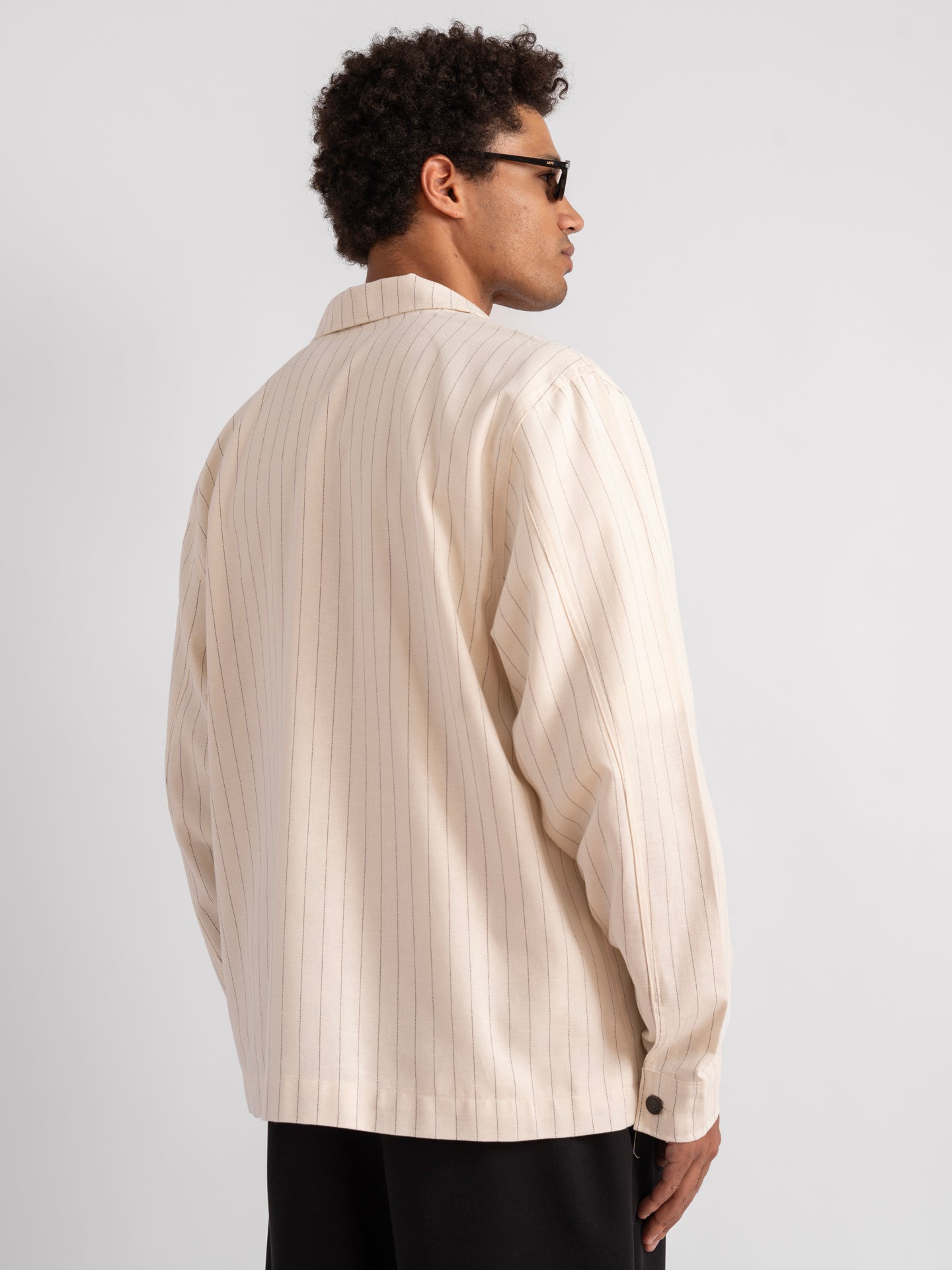 Striped Shirt Jacket-6