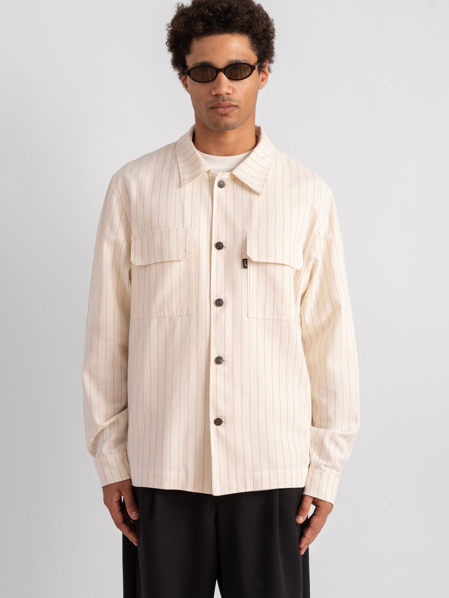 Striped Shirt Jacket