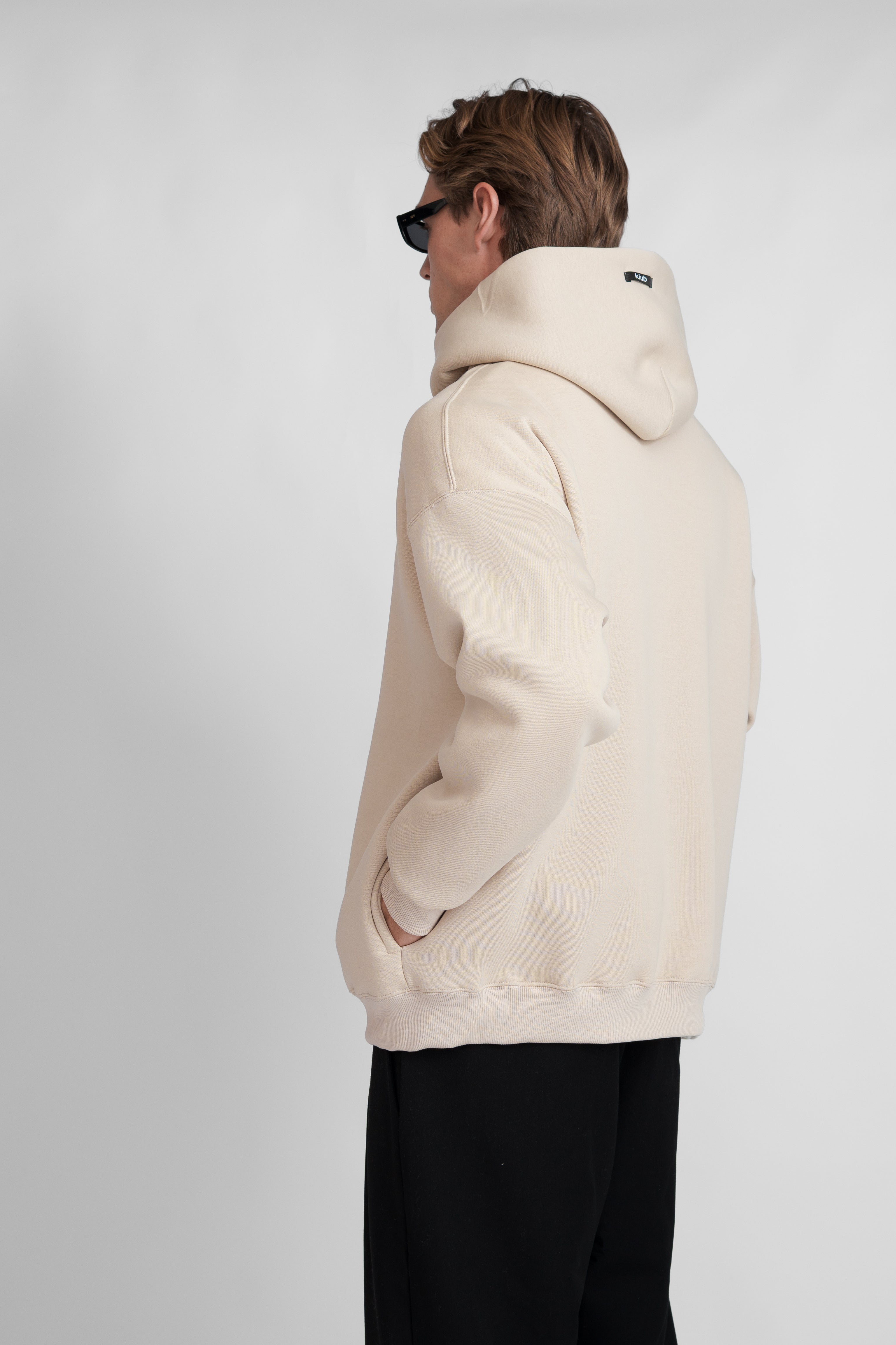 Hoodie Kiub Ecru