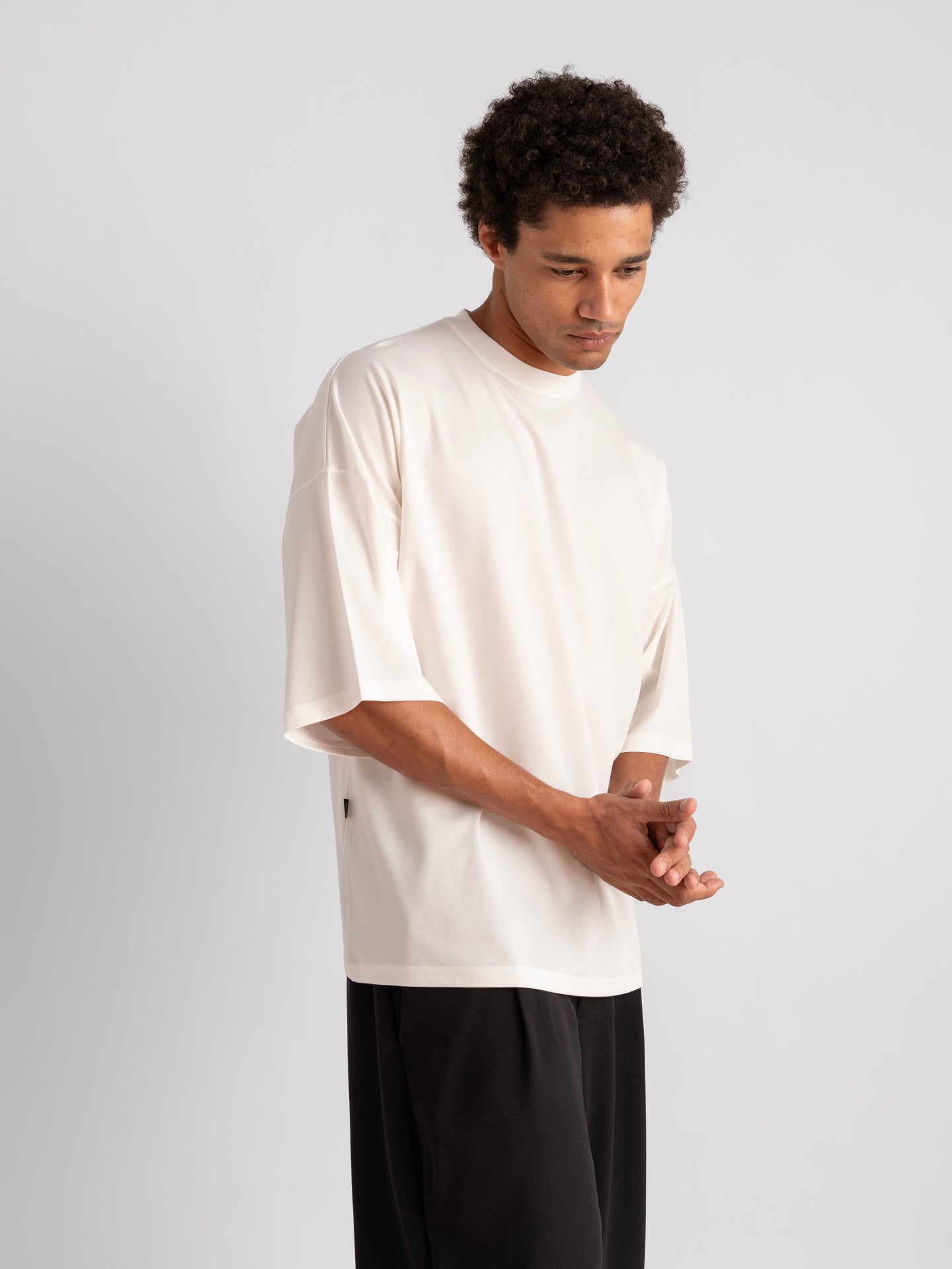 Oversized Drop Shoulder Ecru