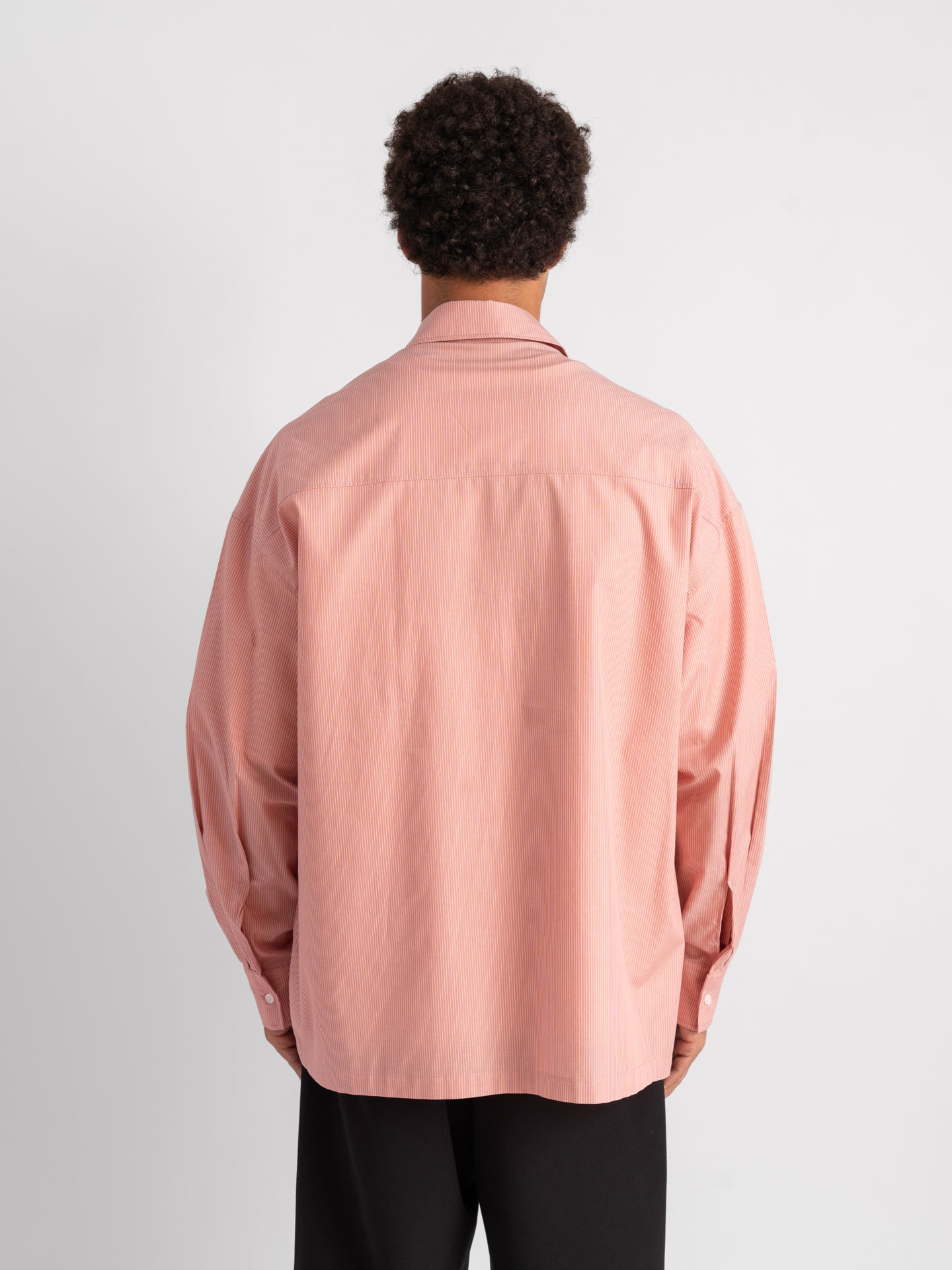 Boxy Pinstripe Dusty Pink-6