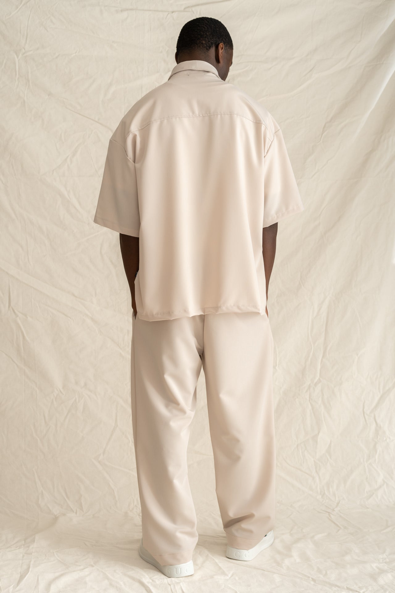 Overshirt Zipper Ecru-4