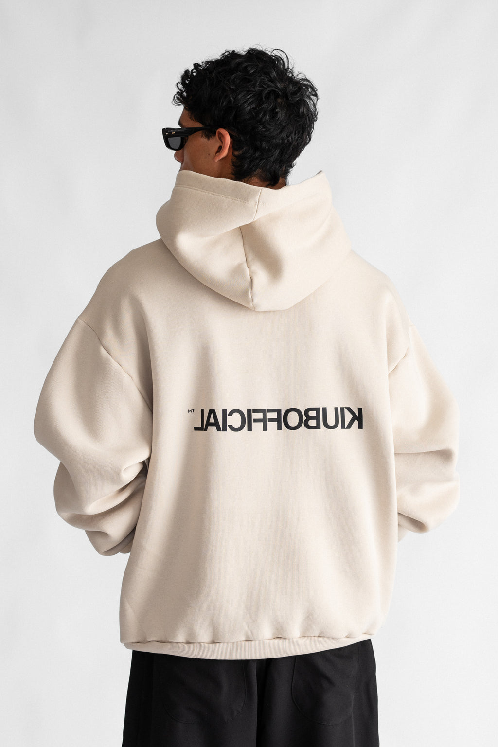 Mirror Hoodie Beige