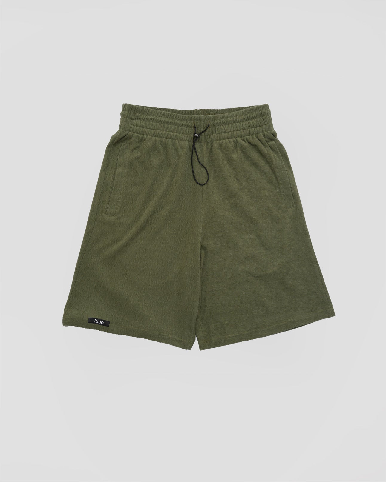 Towel shorts khaki