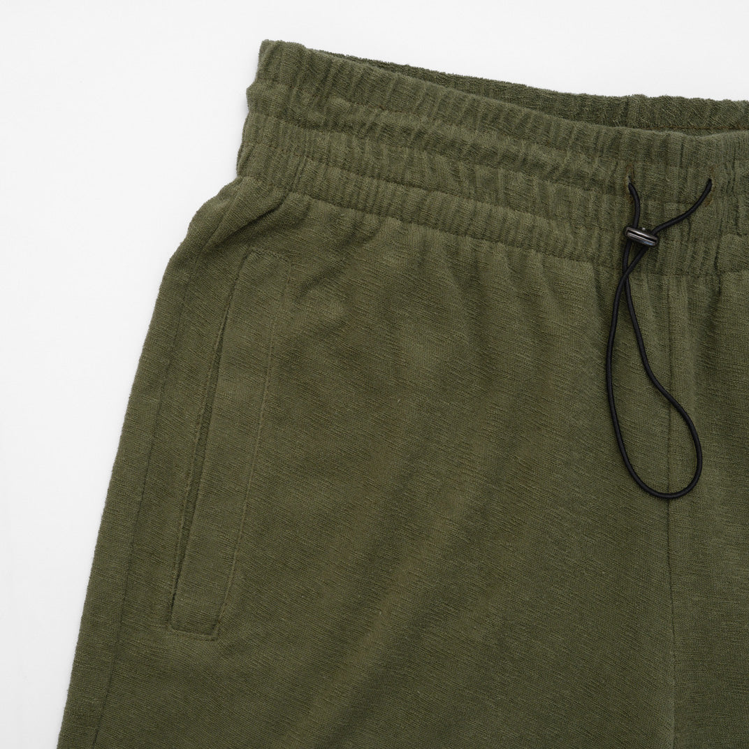 Towel shorts khaki-2