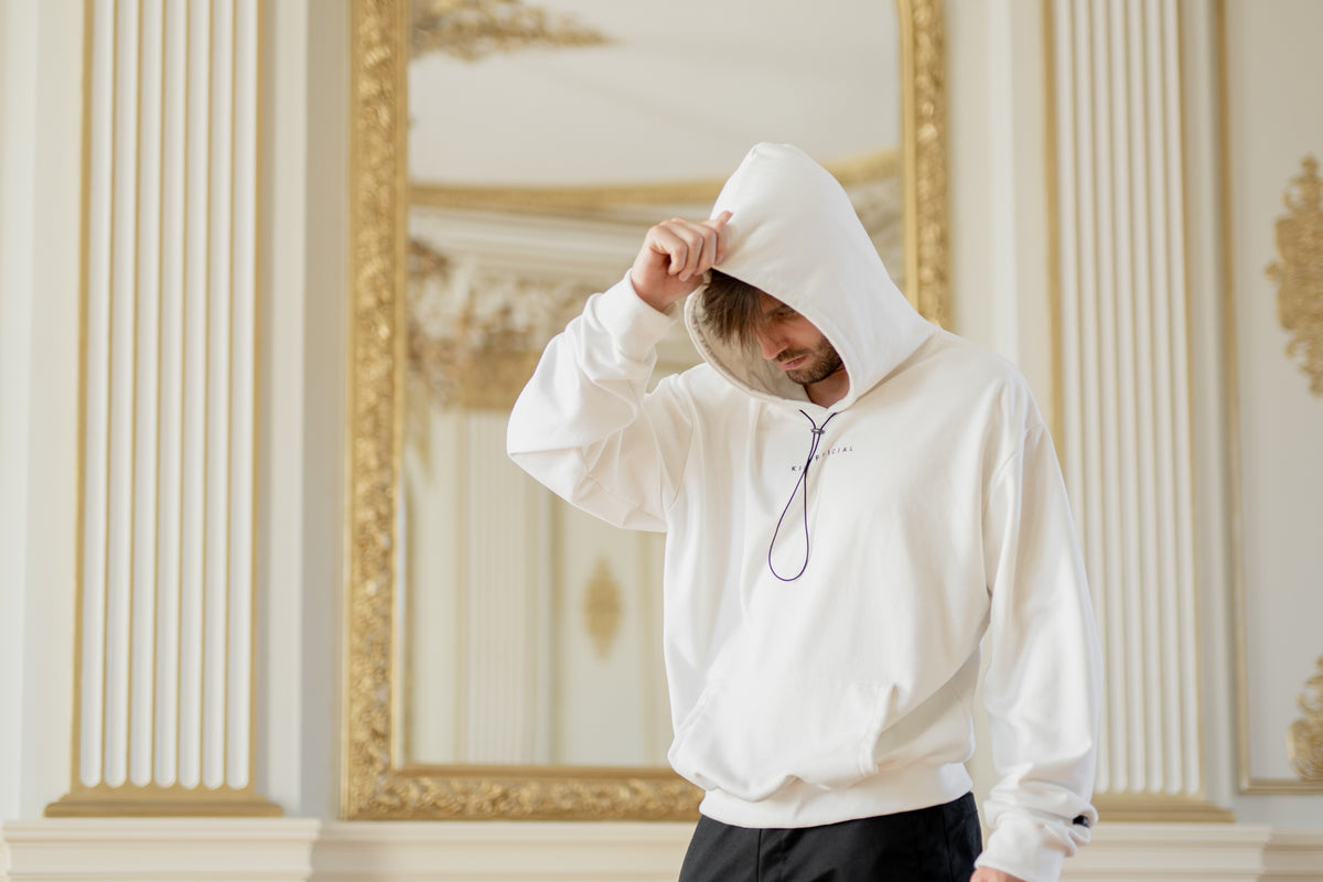 Oversized Hoodie White-2