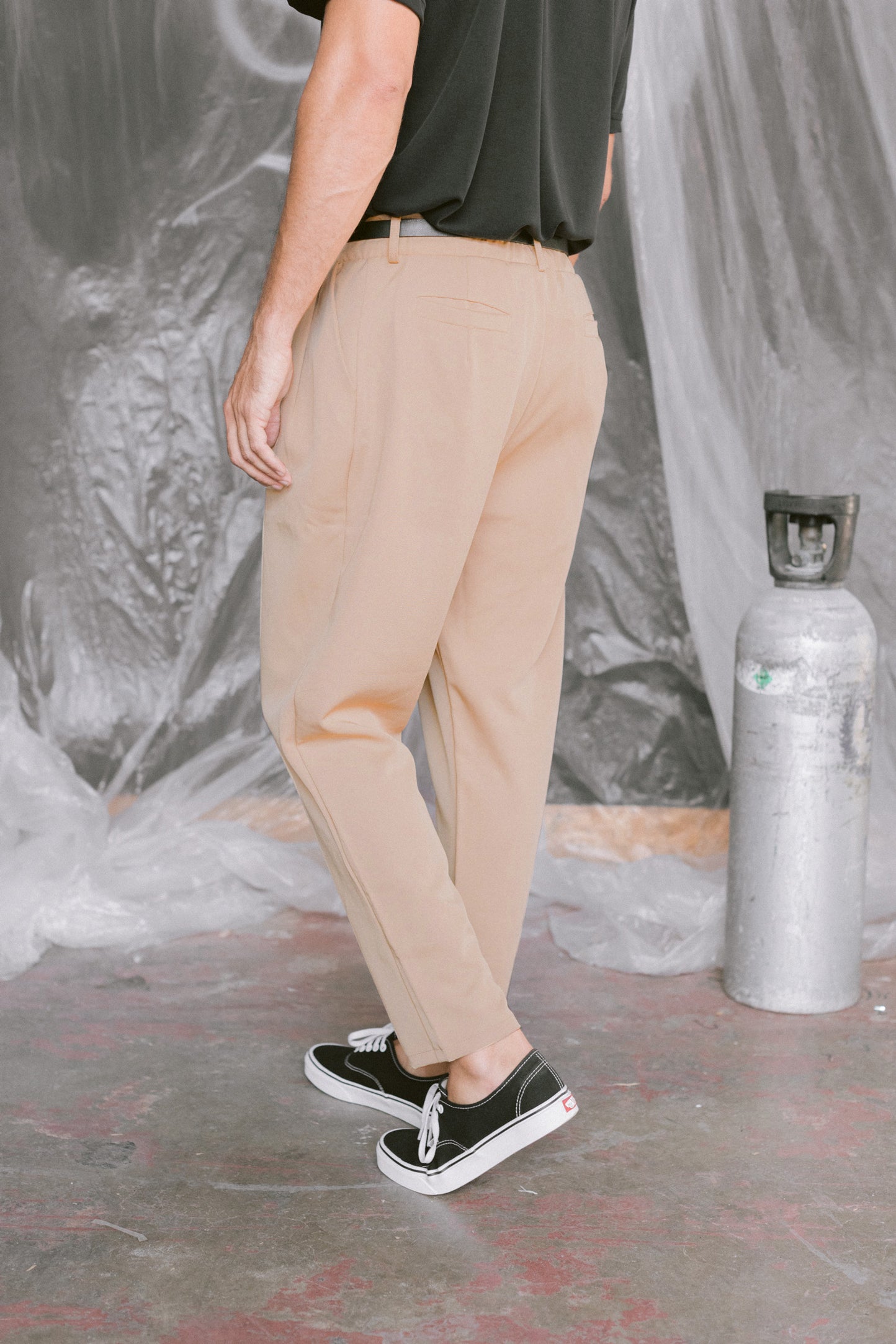Pleated Beige-2