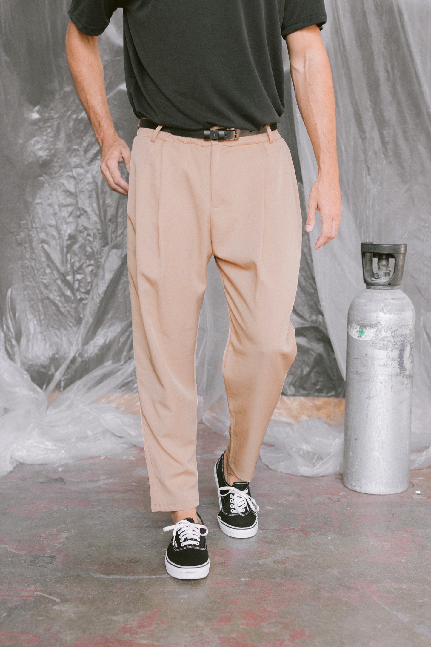 Pleated Beige-1