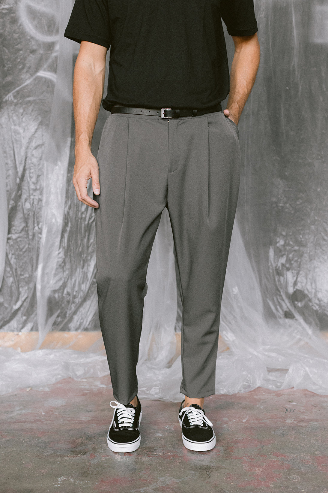 Pleated Grey-1